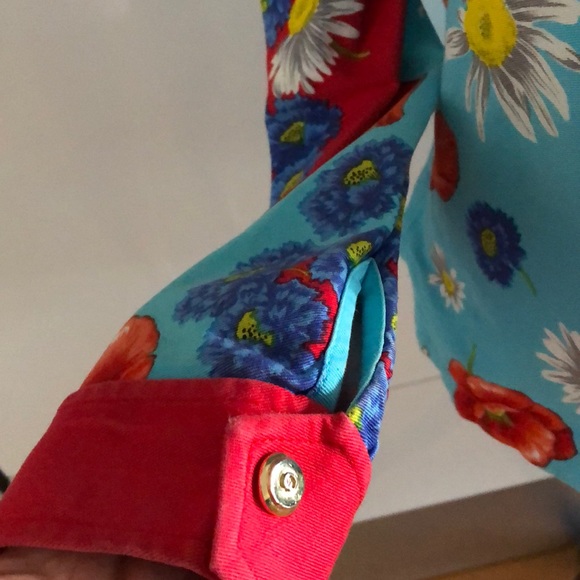 Designer St John by Marie Gray Jacket cotton M - Picture 2 of 5